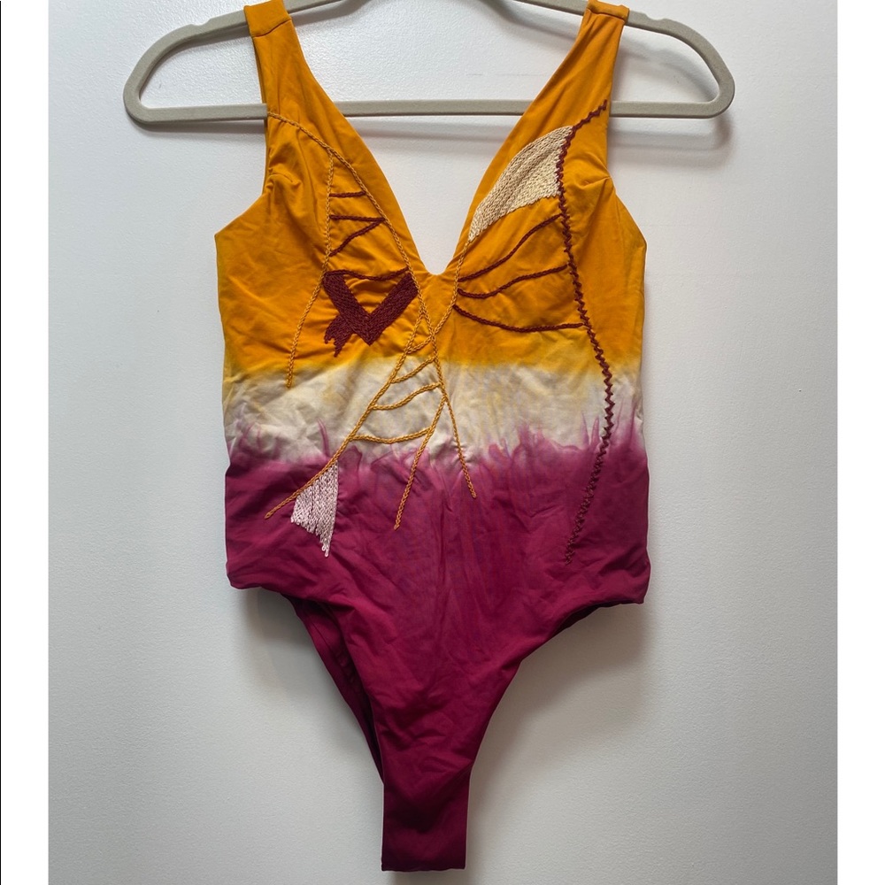 Colorful Women's One Piece Swimsuit